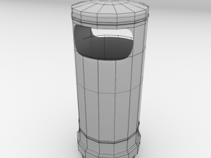 trashcan 3 3D Модель