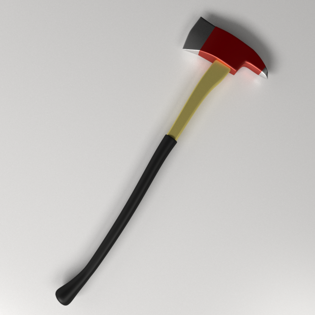 fire axe Modèle 3D .c4d .max .obj .3ds .fbx .stl .blend 