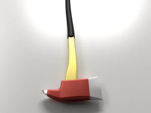 ascia da fuoco Modello 3D