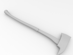 fire axe Modèle 3D
