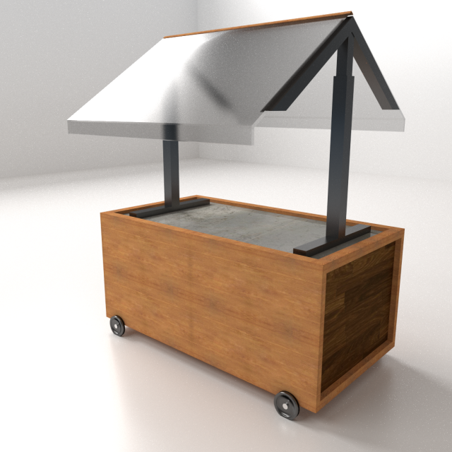 cart Model 3D .c4d .max .obj .3ds .fbx .stl .blend 