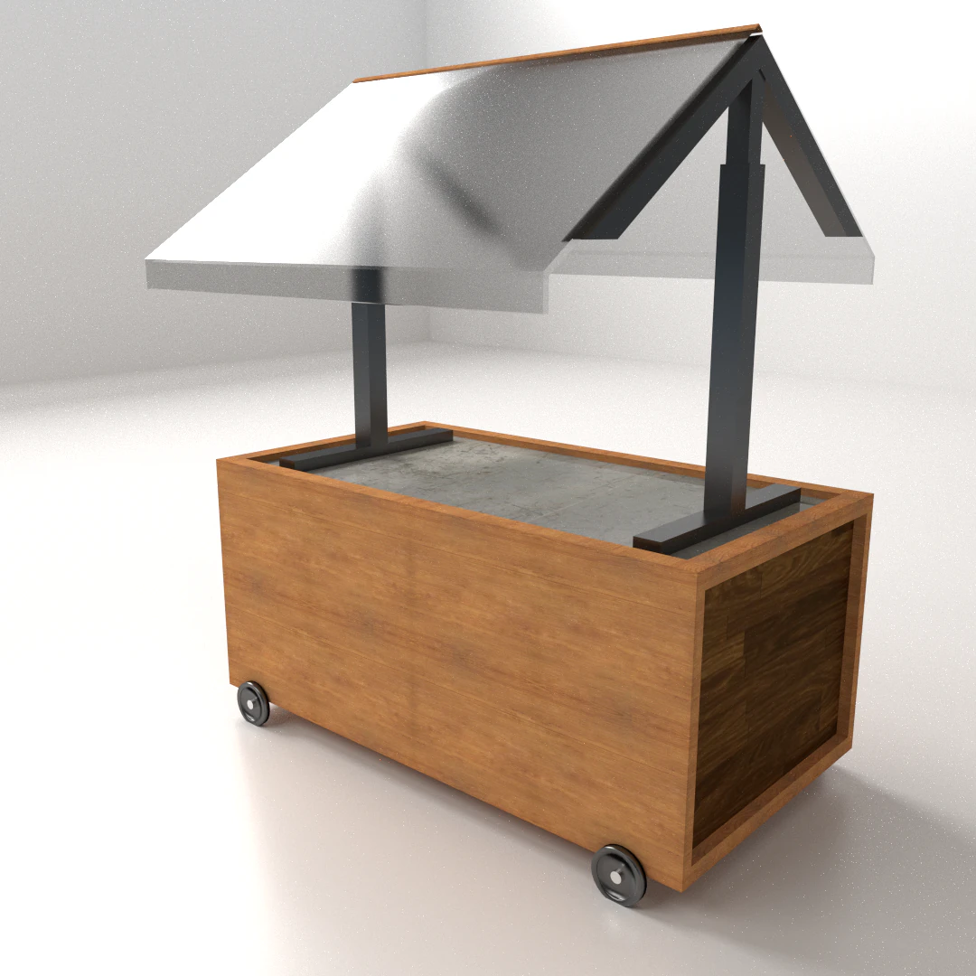 cart 3D Model .c4d .max .obj .3ds .fbx .stl .blend 