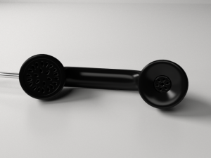 telephone handle 3D 모델