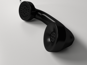 telephone handle 3D 모델