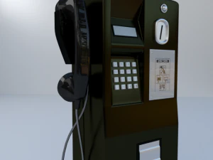 public telephone 3D Model