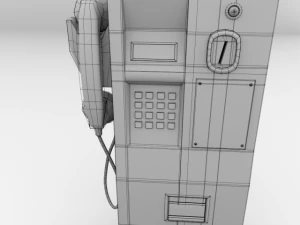 public telephone 3D Model