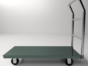 platform hand truck 3D Model