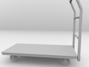 platform hand truck 3Dモデル