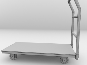 platform hand truck 3Dモデル