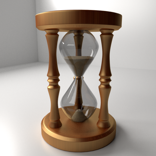 hourglass 3D Model .c4d .max .obj .3ds .fbx .stl .blend 