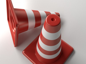 traffic cones Modello 3D