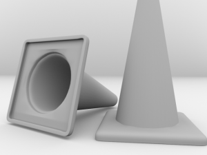 traffic cones Modello 3D