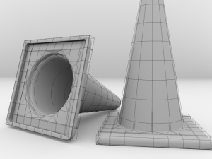traffic cones Modello 3D