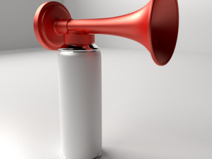 portable air horn 3D Model