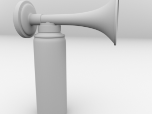 portable air horn Model 3D