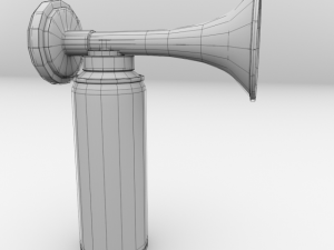 portable air horn Model 3D