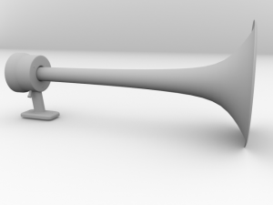 vehicle air horn 3D Model