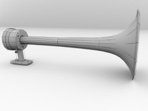 vehicle air horn 3D Model