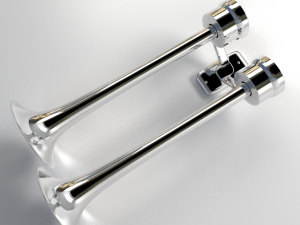 duplex trumpet airhorn 3D Модель