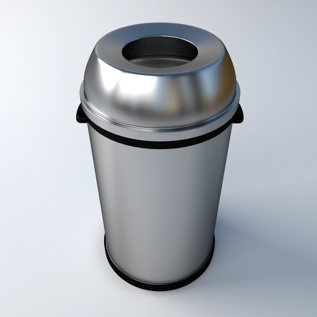 trashcan 4 3D Model .c4d .max .obj .3ds .fbx .stl .blend