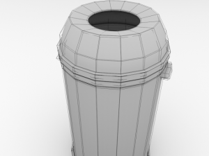 trashcan 4 Modelo 3D