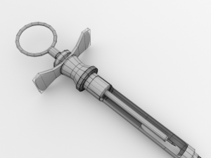 dental syringe Modelo 3D