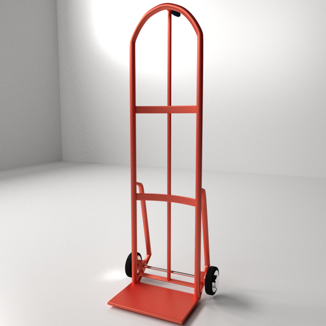 handtruck Model 3D .c4d .max .obj .3ds .fbx .stl .blend 