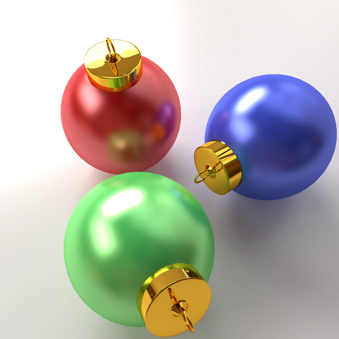 christmas ball 3D Model .c4d .max .obj .3ds .fbx .stl .blend 