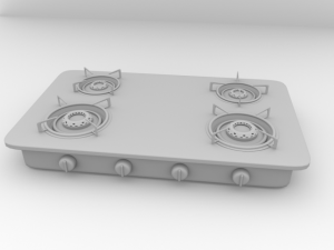 burner stove Modello 3D