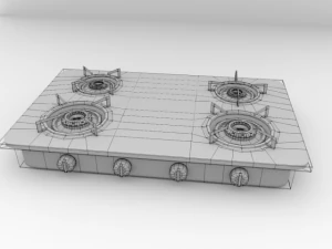 burner stove 3D Model