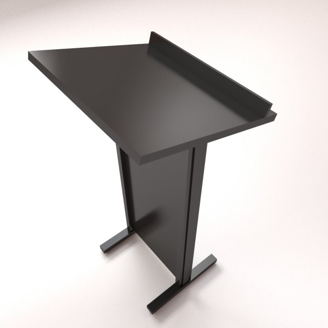 lectern 3D Model .c4d .max .obj .3ds .fbx .stl .blend 