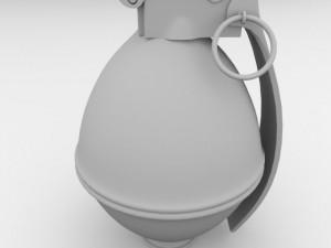 fragmentation grenade 3Dモデル