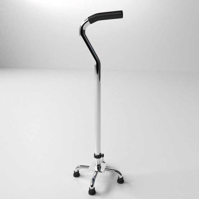 walking cane 2 3D मॉडल .c4d .max .obj .3ds .fbx .stl .blend