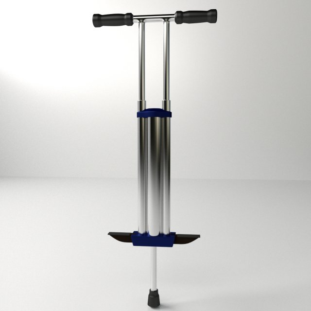 pogo stick 3D Modell .c4d .max .obj .3ds .fbx .stl .blend