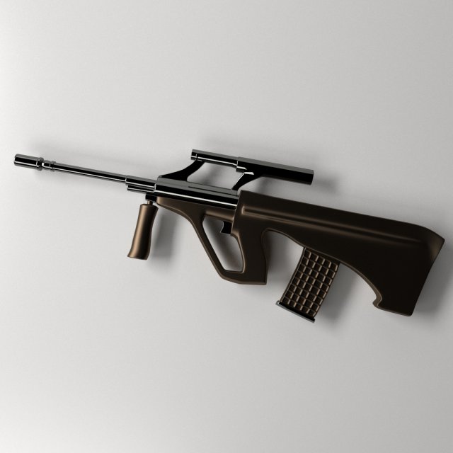 steyr aug 3D 모델 .c4d .max .obj .3ds .fbx .stl .blend 