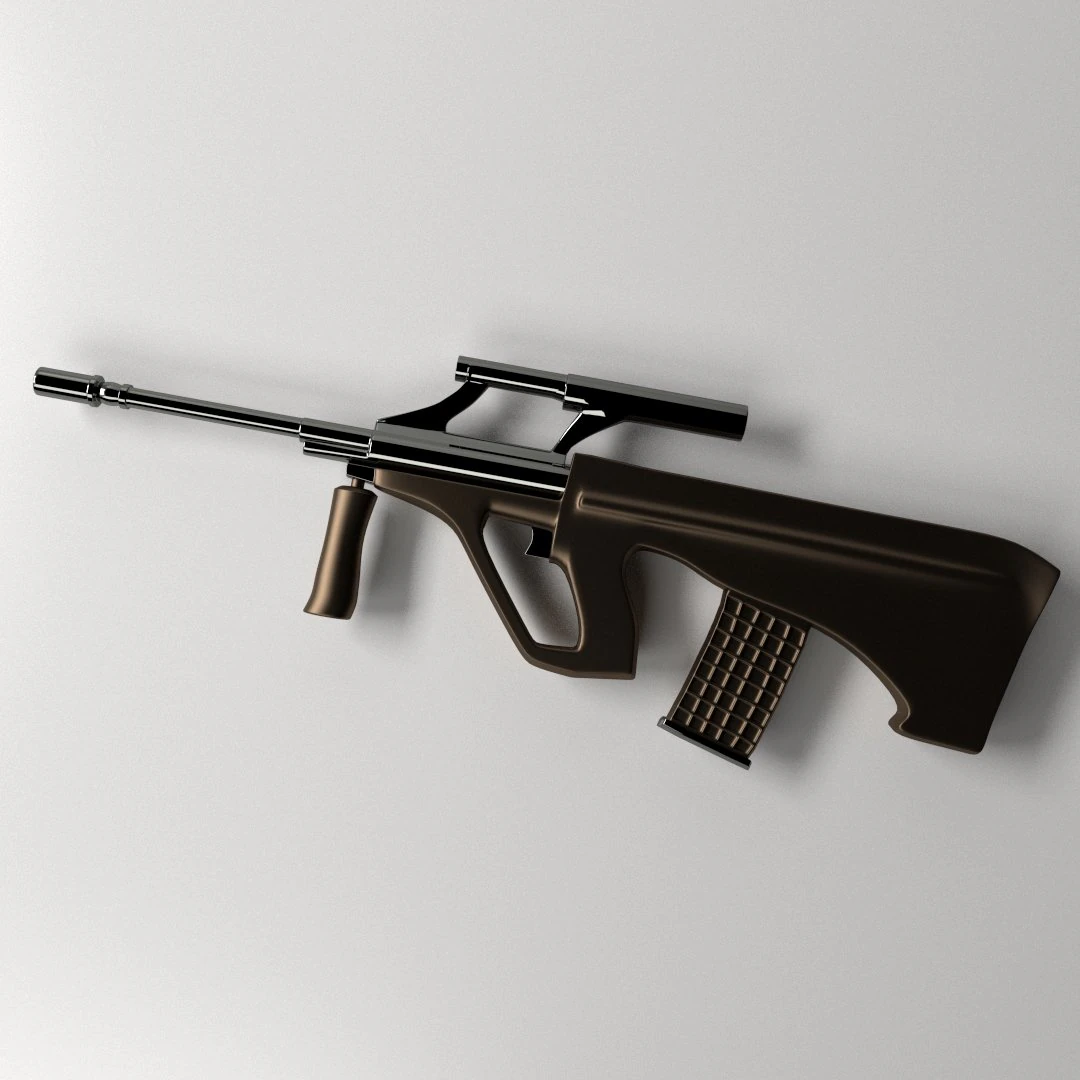 steyr aug 3D Model .c4d .max .obj .3ds .fbx .stl .blend