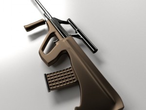 steyr aug 3D 모델