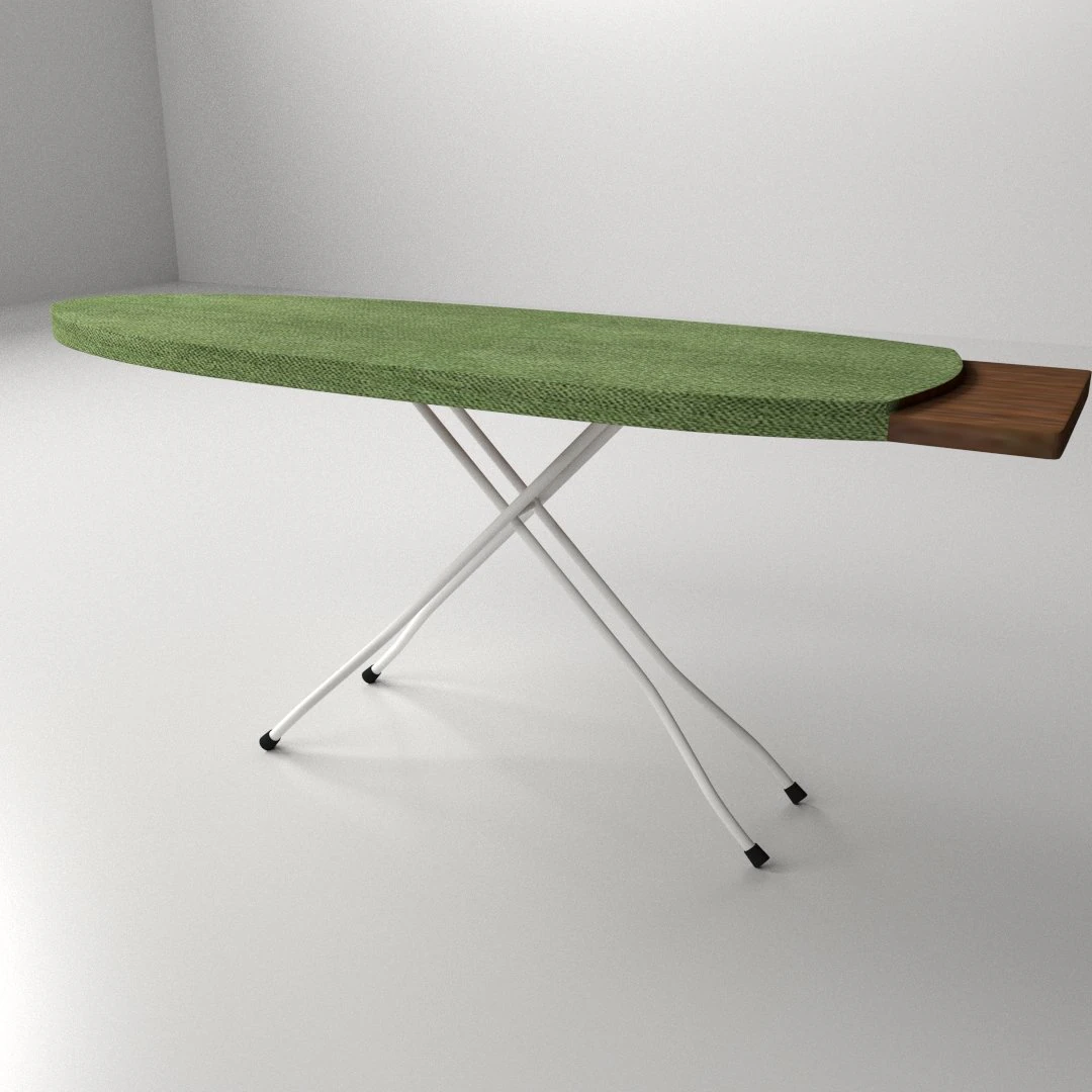 iron board 3D Model .c4d .max .obj .3ds .fbx .stl .blend 