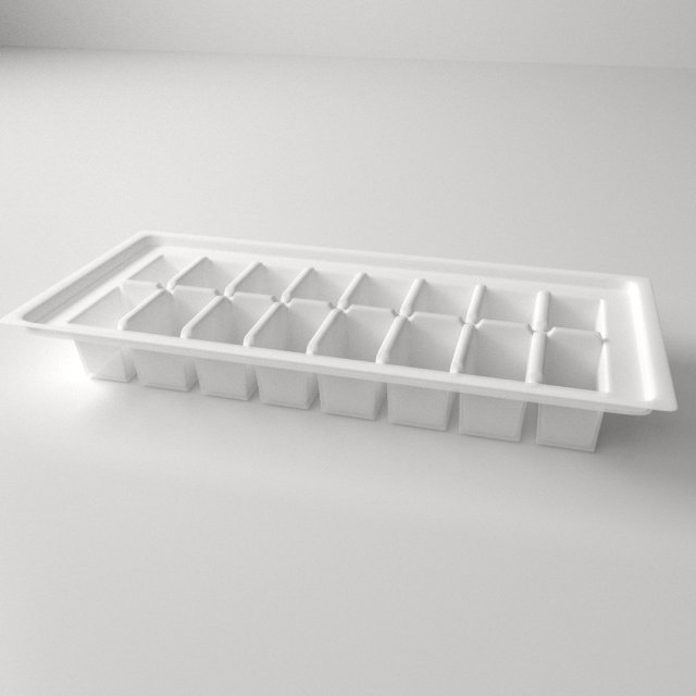 ice cube tray Modelo 3D .c4d .max .obj .3ds .fbx .stl .blend 