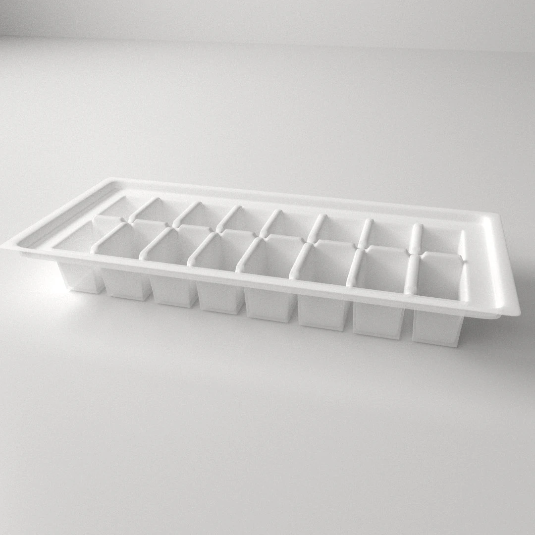 ice cube tray 3D Model .c4d .max .obj .3ds .fbx .stl .blend 