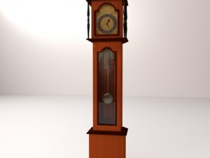 grandfather clock 3D Model