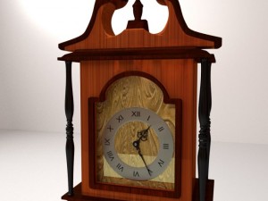 grandfather clock 3D Model