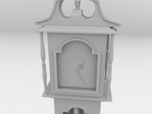 grandfather clock 3D Model