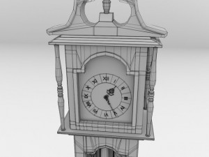 grandfather clock 3D Model