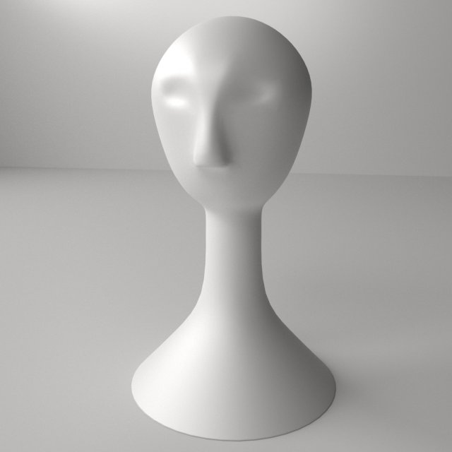 wig mannequin Modello 3D .c4d .max .obj .3ds .fbx .stl .blend 