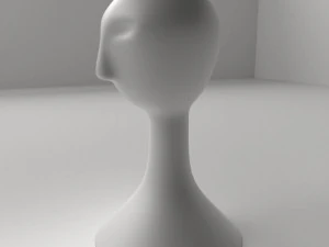 wig mannequin 3D Model