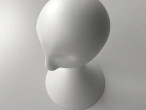 wig mannequin 3D Model