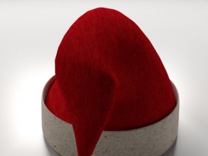 santa hat Modello 3D