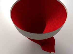 santa hat Modello 3D