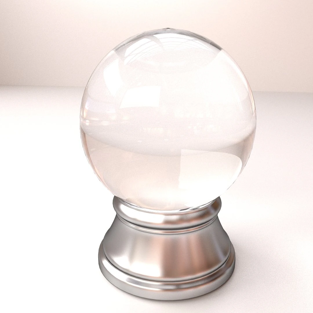 crystal ball 3D Model .c4d .max .obj .3ds .fbx .stl .blend 